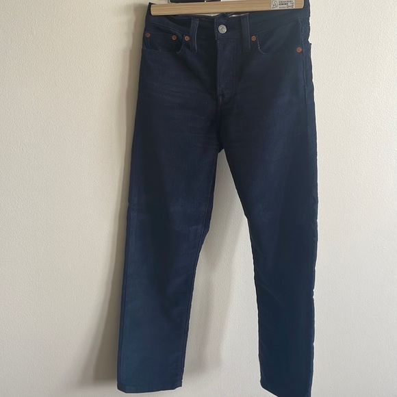Levi’s Wedgie Straight Navy Cords - Picture 11 of 12